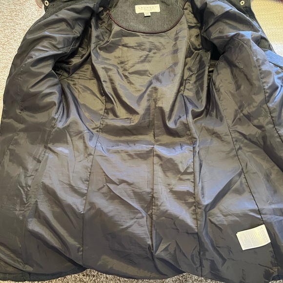 Laundry by Shelli Segal Women's Winter Gray Coat Jacket Medium - Picture 4 of 12